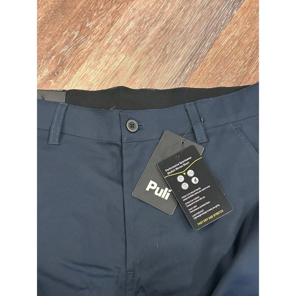 ULI Men's Golf Hybrid Dress Shorts‎ Casual Summer Stretch Flat Front Lightweight